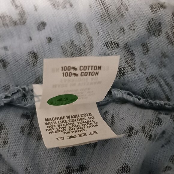 NEW Aerie Blue Heart Leopard Print T-shirt Dress Knot Front Size S - Picture 9 of 11